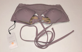 Shade Shore Purple W/ Knitting Swinsuit Top Size 34C - $13.88