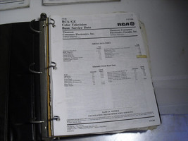 rca ge service manual ctc166,  no   binder  included - $1.97
