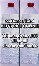 64oz Original THICK Drakeol 35 Vintage Rain Lamp Oil- Creators- THE BEST OIL - £26.54 GBP