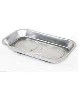 LOT of TWO 9-3/8&quot; X 5-3/8&quot; Stainless Steel Magnetic Tool/Parts Tray Trays - $29.48 CAD