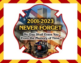Firefighter Decal Sticker - 911 Memorial 2023 Never Forget Decal Various... - $4.21+