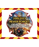 Firefighter Decal Sticker - 911 Memorial 2023 Never Forget Decal Various... - $5.70 CAD+