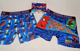 Boys Spiderman Underwear Size Medium 8 Boxer Briefs Wicking Compression Blue NEW - £11.06 GBP