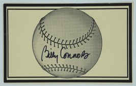 Billy Connors Chicago Cubs Signed Autographed 3x5 Index Card - £6.25 GBP