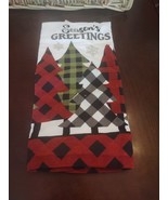 Season&#39;s Greetings Christmas Hand Towel - $8.79