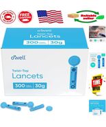 Gentle 30 Gauge Twist Top Lancets - 300 Count for Comfortable Blood Testing - $280.06 MXN