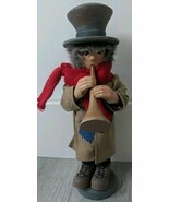 Zim&#39;s Heirloom Collectibles Nutcracker Hobo Playing Flute Trumpet 13” Vi... - $89.66 CAD