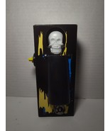 Vintage Ever Last Coffin Coin Bank Black Windup Skeleton Hong Kong WORKS... - $47.17 CAD