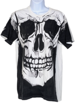 Giant Skull Men’s T-Shirt Size M Happy Halloween Tag - £14.89 GBP
