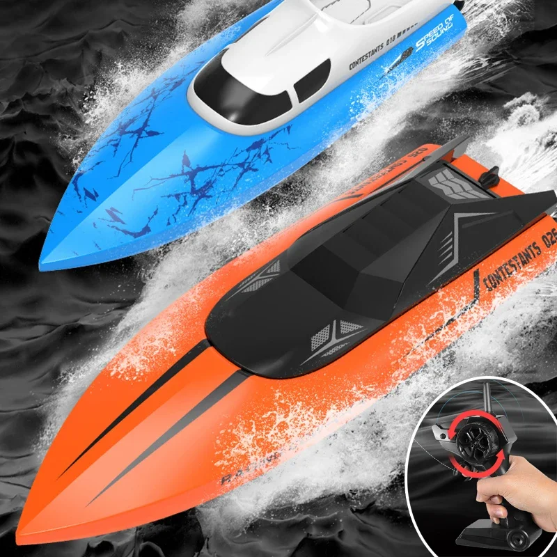 RC Ship Speedboat Toys for Kids Gifs High Speed Remote Control Electric Boat - £24.64 GBP+