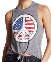 Chaser Peace Sign and American Flag Tank Graphic Tank New with tag size ... - £31.14 GBP