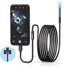 Endoscope Camera with Light,1080P HD Borescope with 6 LED Lights 9.8FT - £17.88 GBP