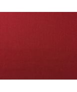 BALLARD DESIGNS TWILL CRIMSON RED COTTON  MULTI-USE FABRIC BY THE YARD 56"W - $9.41