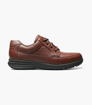 Nunn Bush Cam Moc Toe Oxford Work Shoes Cognac Tumbled 84694-222 image 7