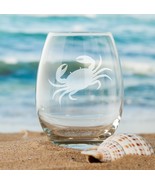 Tilted Crab Etched Glasses - Wine, Champagne, Pint Glasses, Shot Glass - €21,52 EUR+