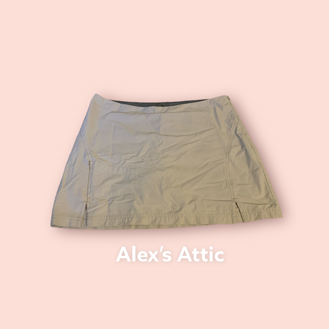 Primary image for Title Nine Womens Athletic Tennis Mini Skirt Size 8  Zip Pocket Golf - Nylon