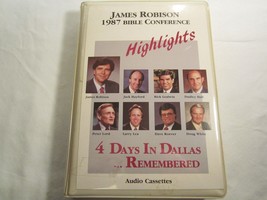 (set of 8) Cassette JAMES ROBISON 4 Days in Dallas 1987 BIBLE CONFERENCE... - $81.60