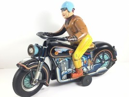 1950&#39;s Masudaya (MT) EXPERT ATOM TRICK MOTOR CYCLIST w/Box &amp; Instruction... - £858.58 GBP