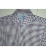 STAFFORD MEN&#39;S 364 ALL TEMP COMFORT FITTED LS CHECKED SHIRT-15/15.5x32/3... - $14.99