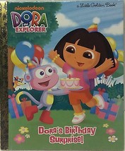 Save $5 off 4 or more! Nickelodeon Dora the Explorer Dora&#39;s Birthday Golden Book - £5.53 GBP