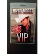 JUSTIN MOORE ORIGINAL OFF THE BEATEN PATH 2013 TOUR LAMINATE BACKSTAGE P... - $70.00