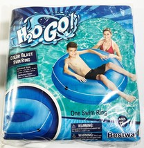 H2O GO!  Color Blast Swim Ring Float 41.7 X 10.6” Age 12+ (NEW SEALED) - $323.84 MXN