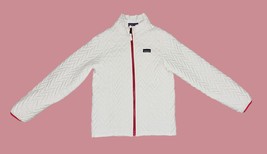 Patagonia Girls Quilted Stand up Collar Jacket Full Zip White Sz Medium- 10 - $825.62 MXN