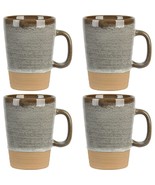 Gibson Elite Dreamweaver 4 Piece 17 Ounce Round Earthenware Mug Set in E... - $1,266.78 MXN