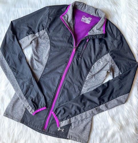 Under Armour Womens ColdGear Storm Impassable Jacket Semi Fitted Black P... - $39.72