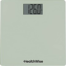 Healthwise Digital Weight Scale | 438 Lbs / 199 Kg Capacity | Tempered G... - £27.52 GBP