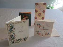 Vintage Lot 4 Greetings Cards 3 are Gibson Friends - Thinking of You - Gift - £7.49 GBP