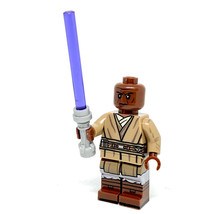 Building Custom Mace Windu Star Wars Jedi Master Minifigure Action Figures - $8.98