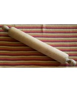 Vintage ~ Hardwood Rolling Pin ~ 19&quot; x 2.5&quot; ~ Rustic/Primitive Country D... - $744.13 MXN