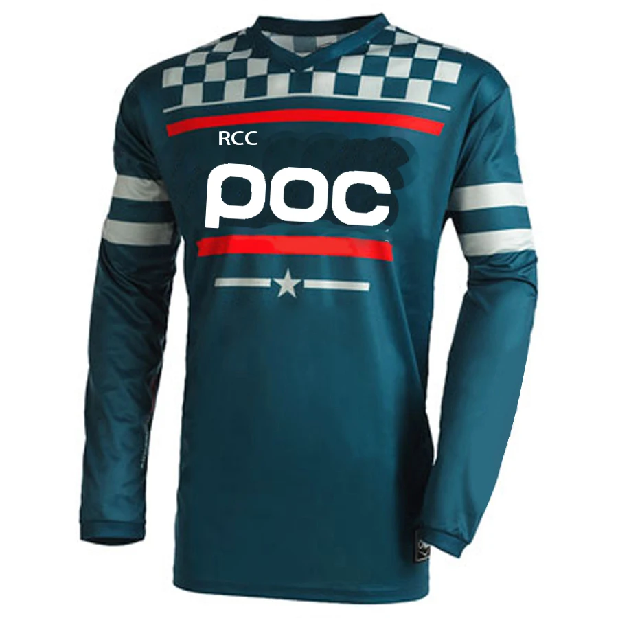 RCC POC Customize Team Moto Mtb Motocross  Jersey  Maillot Hombre DH BMX MX Cycl - £94.05 GBP