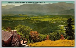 1955 A typical Mountain Cabin in the White Mountains NH Postcard aerial ... - £7.78 GBP