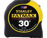 STANLEY FATMAX Tape Measure, 30-Foot (33-730) - £38.52 GBP