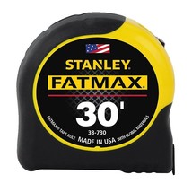 STANLEY FATMAX Tape Measure, 30-Foot (33-730) - $46.54