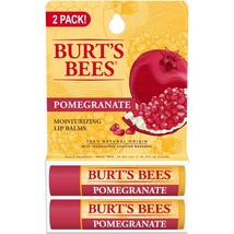 Burt&#39;s Bees Pomegranate Lip Balm, Lip Moisturizer With Responsibly Sourced Beesw - £14.38 GBP