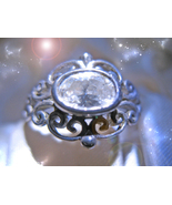 HAUNTED RING CRYSTAL GATE ORACLE OF THE MYSTIC QUEEN HIGHEST LIGHT MAGICK - $209.33