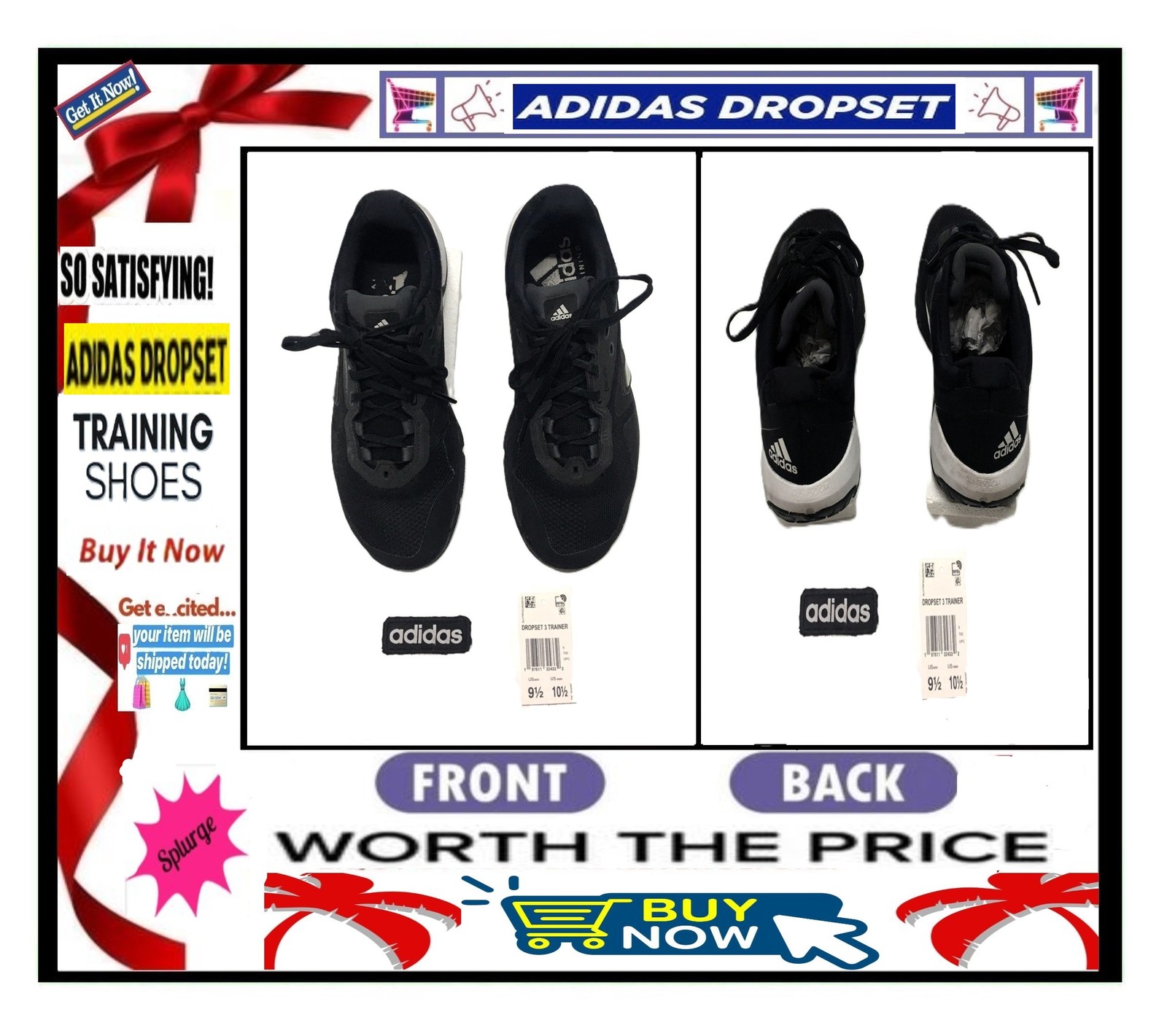 ✅ ADIDAS Dropset ➕? TRAINER SHOES Casual SNEAKERS Athletic SHOE ?BUY NOW‼️? - $59.99