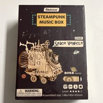 New Complete Rokr 3D Wood Puzzle/Music Box Space Vehicle - Diy Craft Kit Sealed - £38.98 GBP