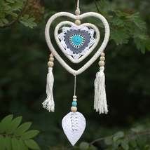 Blue Heart In Heart Dream Catcher - Medium - £11.19 GBP
