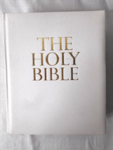 Holy Bible New American Bible Catholic Biblical White Hardcover 1974 Tab... - £28.79 GBP