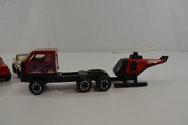 Tonka Truck Helicopter Lot of 4 Pickup Transporter Sheriff #23 #345 Mexico - $29.02