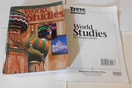 Bob Jones World Studies Second Edition Student Text &amp; Tests - £23.92 GBP