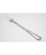 RARE WALLACE &amp; SONS 2-PRONG TRIDENT COCKTAIL FORK 16g 92.5% STERLING SIL... - $39.06