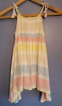 Tommy Bahama Toddler Girls Multicolor Tie Dye Dress Size 3T Pink Blue Yellow - £9.60 GBP