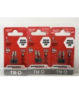 Milwaukee 48-32-4427 Shockwave 2-Piece 3x Impact Torx T10 1” Insert Bits - $188.90 MXN