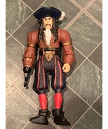 Hook Movie Large 13&quot; Plastic Captain Hook Figure *Pre-Owned w/Wear - $259.67 MXN