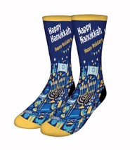 Happy Hanukkah Happy Holidays Socks  NEW Fast Free Ship - £11.92 GBP